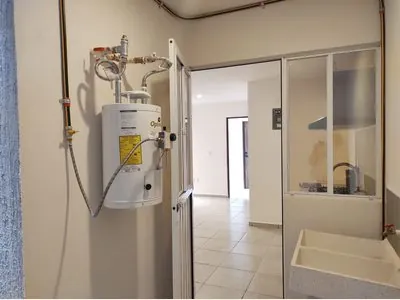 Área de lavado · Departamento en Villas del Refugio (planta baja)